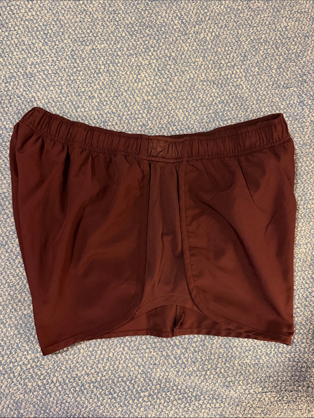 Nike Women's Burgundy Athletic Shorts - Picture 3 of 4